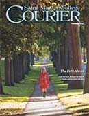 courier cover art for the fall 2016 issue