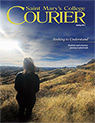 courier cover art for the spring 2017 issue