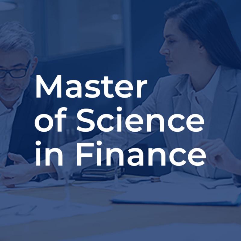 Master of Science in Finance