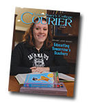 courier cover art for the spring 2008 issue