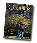 courier cover art for the fall 2008 issue