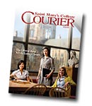 courier cover art for the spring 2009 issue