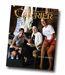 courier cover art for the fall 2011 issue