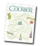 courier cover art for the spring 2012 issue