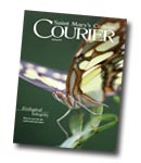 courier cover art for the spring 2014 issue