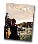 courier cover art for the fall 2014 issue