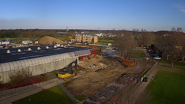 see the progress from the west