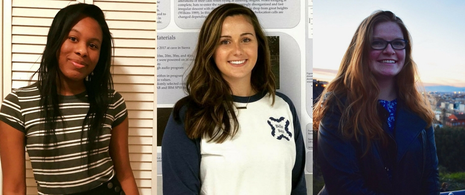 Alana Richmond ’19, Morgan Kinniry ’18, & Breda Moran