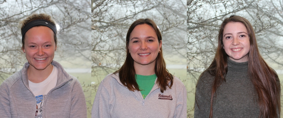 Molly O'Neill ’19, Shelby Knop ’19, Katy Stalter ’20