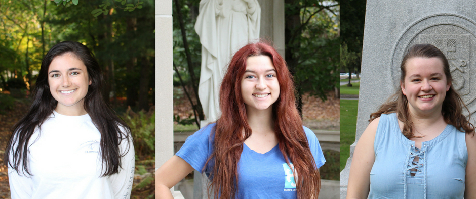 Clare Carragher '20, Shayla O'Connor '21, & Sophia Swailes '21