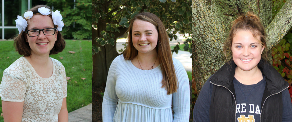 Noreen Maloney '19, Maura Newell '19, & Kaitlin King '19