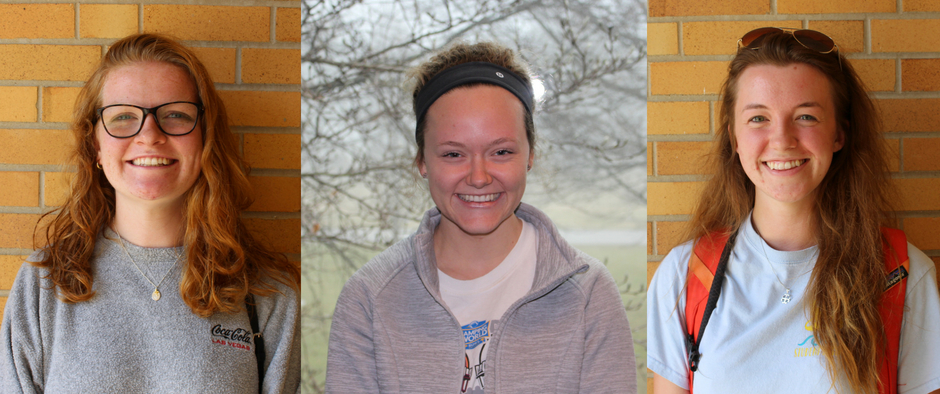 Breda Moran '19, Molly O'Neill '19, & Bridget Usher '19
