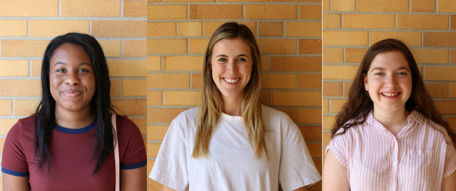 Alana Richmond '19, Ellen Kilian '19, Zoe Deenihan '19