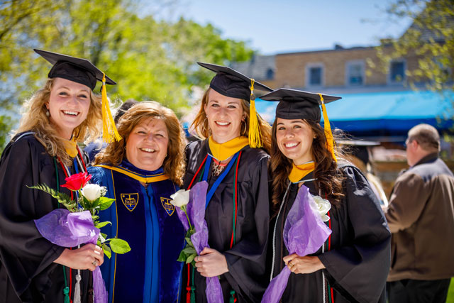 Nancy Nekvasil at Honors Convocation 2017