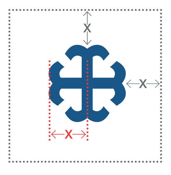 Clear space requirements around French cross