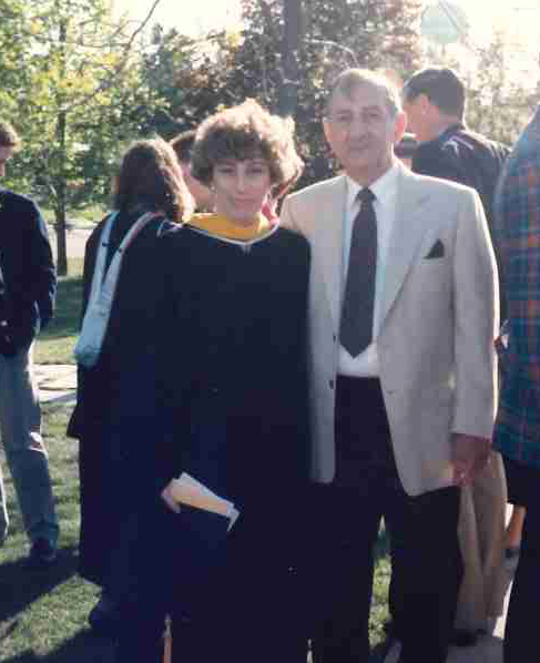 Elaine Rowzee and her father
