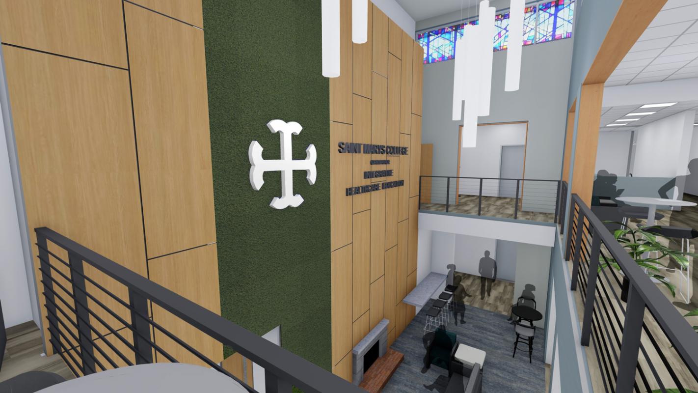 Regina Hall Atrium Rendering