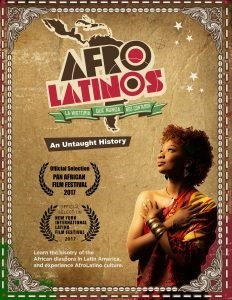 Afrolatinos film flyer