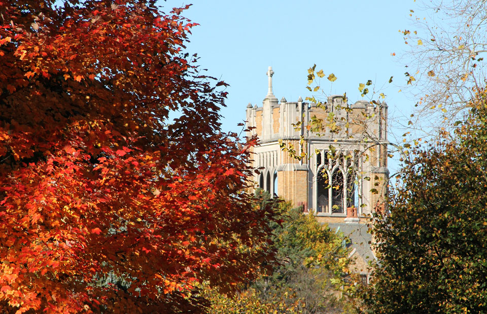Saint Mary's campus in fall