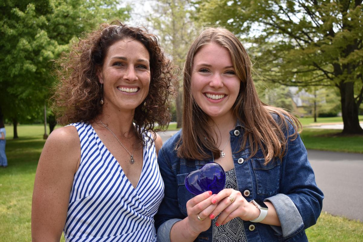 Addie Bobosky with Jackie Bauters