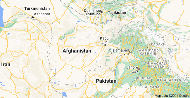 Map of Afghanistan