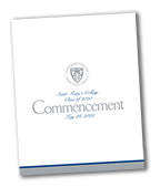 Cover of Commencement Program 2020
