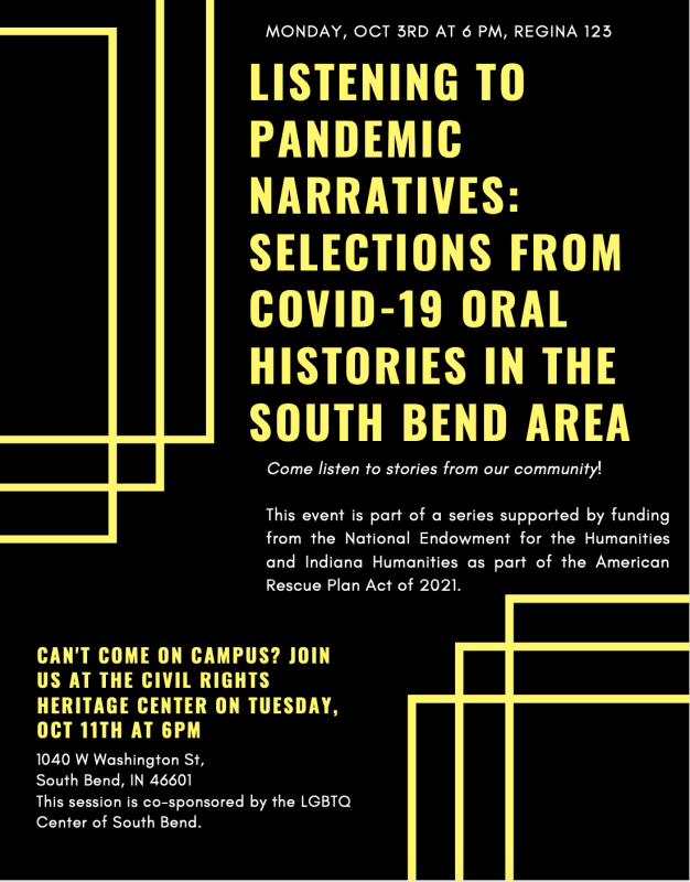 Pandemic Narratives Poster