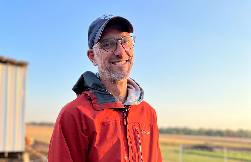 Farmer Joins College’s Sustainable Farm