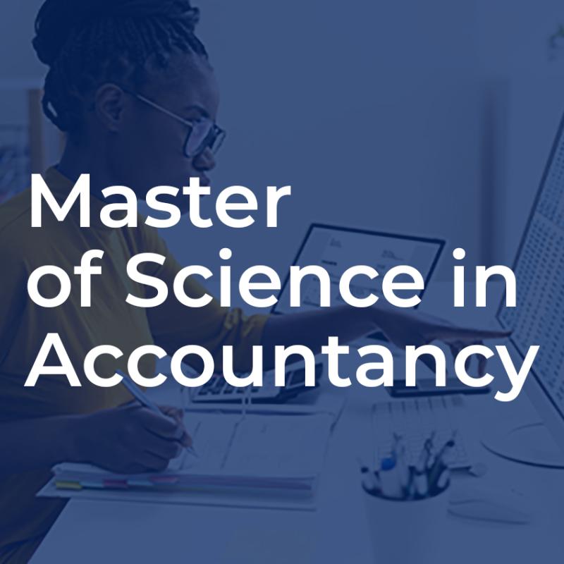 Master of Science in Accountancy