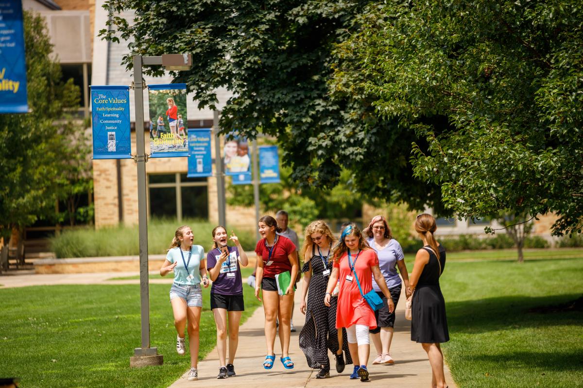 Campers on Campus