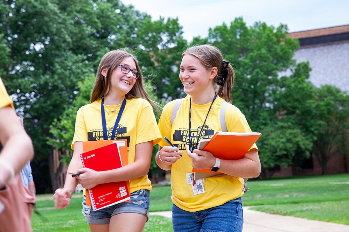 Forensic science junior campers