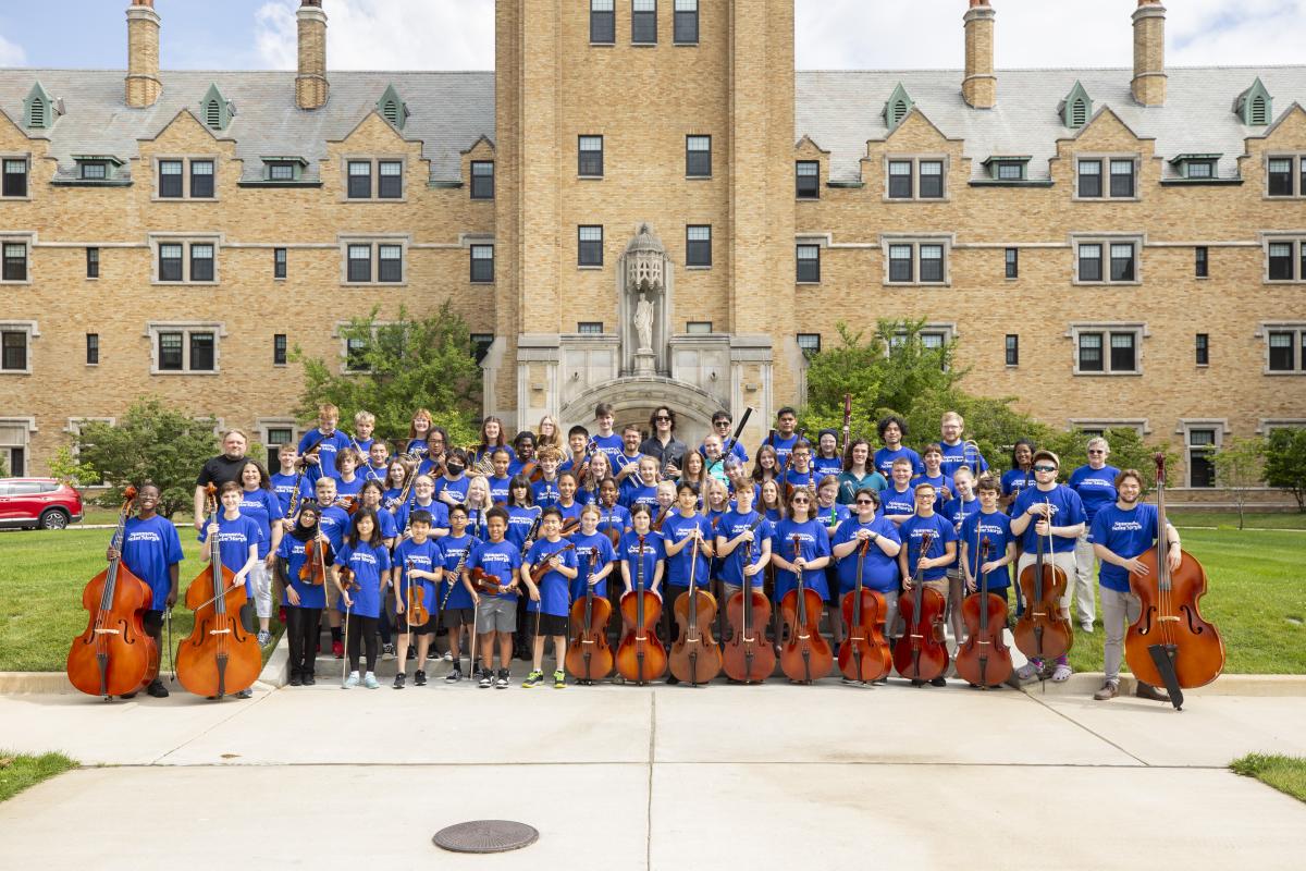 Orchestra campers