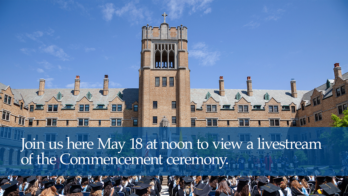 Commencement Livestream Coming Soon