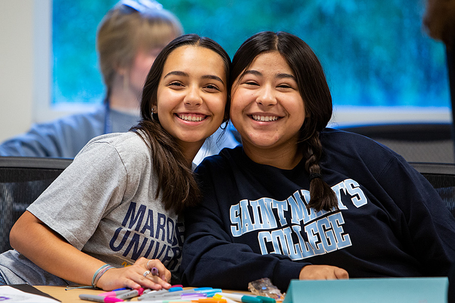 Girls at Leadership and Purpose Institute
