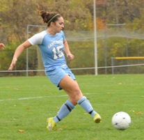 Erin Mishu scored her first goal of the 2012 season.