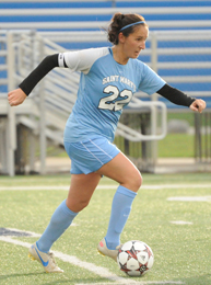 Mollie Valencia scored the lone goal of the game on penalty kick in the second overtime.