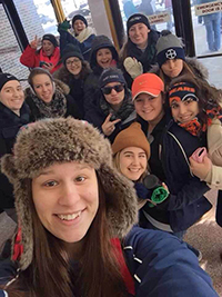 Softbelles at St. Margaret's House Winter Walk