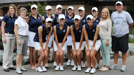 The golf team with Katie '08, Diane, and Tim O'Brien.