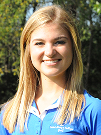 Ali Mahoney helped the Belles to a third place finish with an 85.