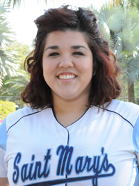 Cecily Reyes drove in two runs with a double in the sixth inning of game one.
