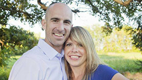 David Finch, left, will offer his talk titled “Happily Ever Asperger: Best Practices for Neurologically Mixed Relationships” at 7 p.m. on April 9 in Carroll Auditorium.  His wife, Kristen, will also be here.