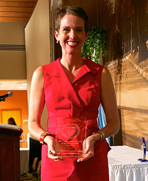 Hollye Harrington Jacobs '93, the 2013 recipient of the Alumna Achievement Award