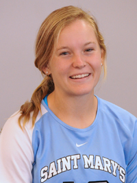 Maggie McLaughlin scored the Belles' goal against Olivet.