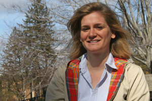 Yingling outside on campus