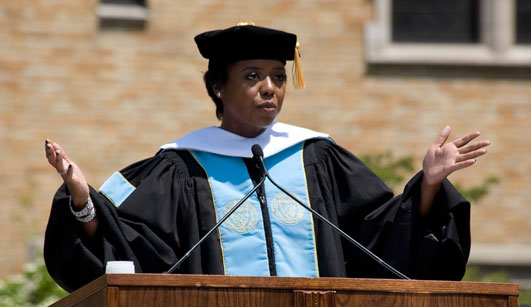 Commencement Speaker Mellody Hobson offers her insights to the Class of 2012.