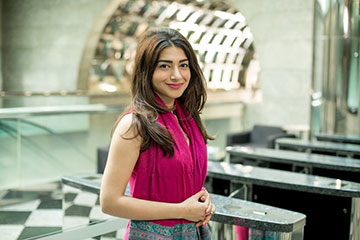 Shiza Shahid, a social entrepreneur and co-founder and global ambassador of the Malala Fund
