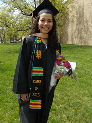 Silvia Cuevas is the 2013 recipient of the Outstanding Senior Award.