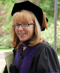 Professor Susan Vance, a 2012 recipient of the Spes Unica Award. 