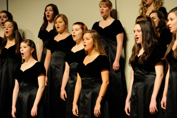 Pictured: The Saint Mary's College Women's Choir