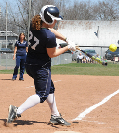 Morgan Bedan had a single in game one for the Belles.